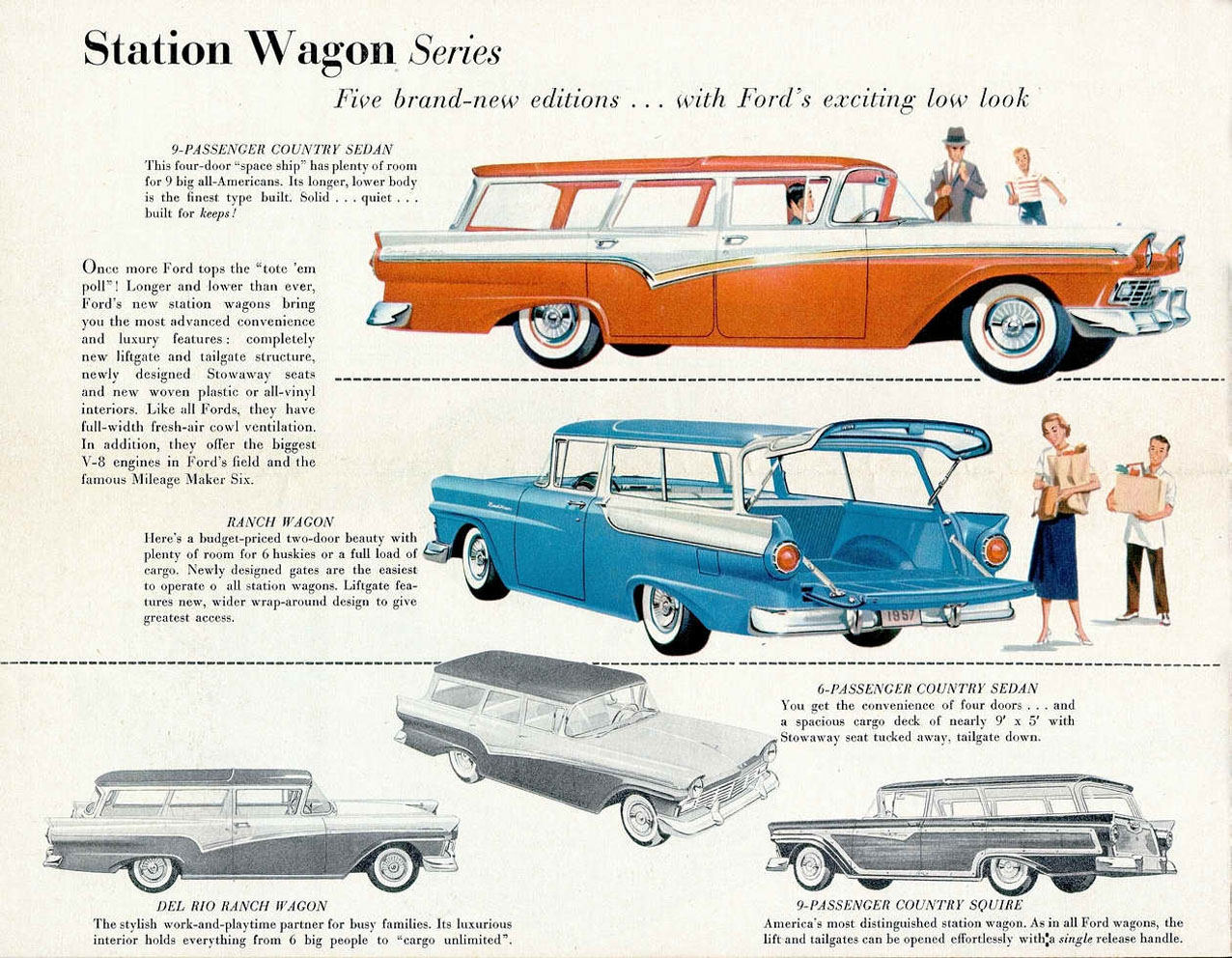 1957 Ford Full-Line Brochure Page 4